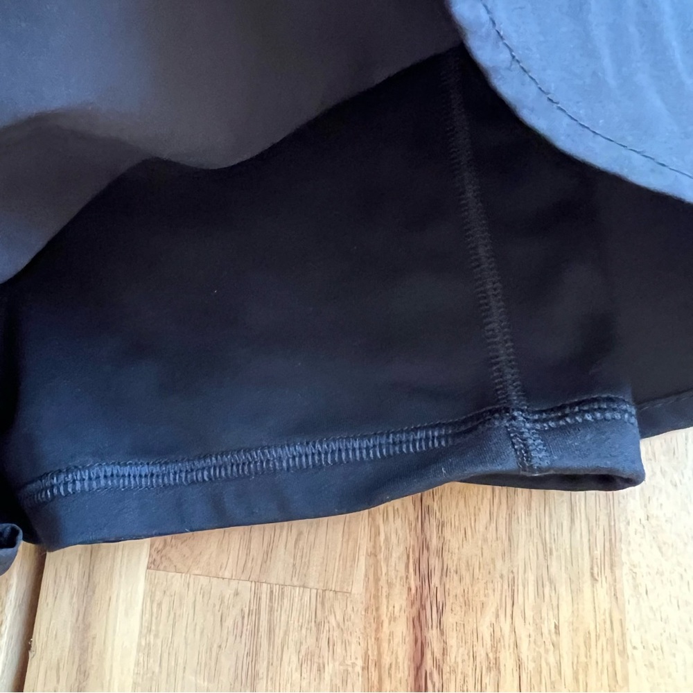 Yogalicious Black Girls' Athletic Skort Shorts - Picture 4 of 4
